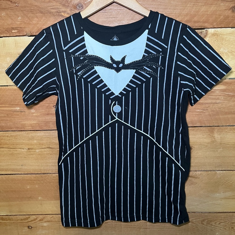 Disney Black and Orange Halloween Mickey Short Sleeve Tee - Picture 4 of 5